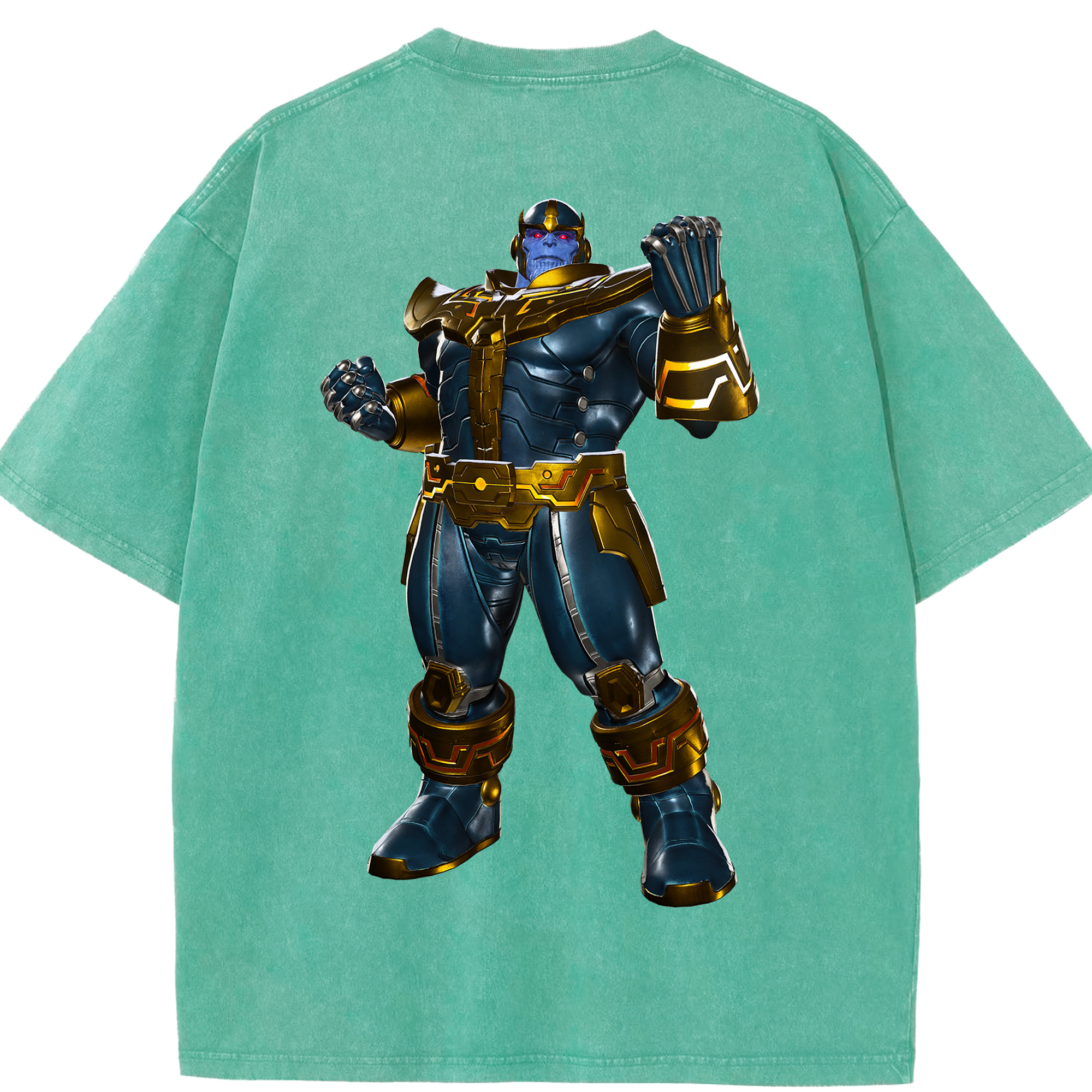 （画像用） アベンジャーズ The Avengers 綿100% ヴィンテージ風 半袖Tシャツ（背面プリント）